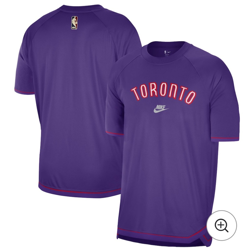 NWT Toronto Raptors Nike 2024/25 Classic Edition Pregame Shooting T-Shirt
